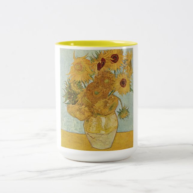 Van Gogh Two-Tone Coffee Mug (Center)