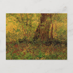 Van Gogh Undergrowth, Vintage Landscape Fine Art Postcard
