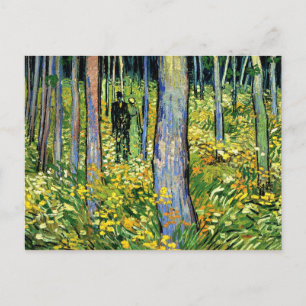 Van Gogh - Undergrowth with Two Figures Postcard