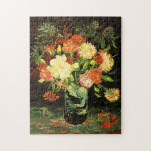 Van Gogh Vase with Carnations Puzzle