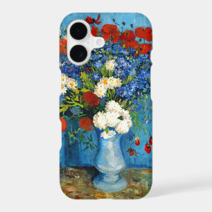 Van Gogh Vase with Cornflowers and Poppies