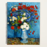 Van Gogh Vase with Cornflowers and Poppies Planner<br><div class="desc">Planner featuring Vincent van Gogh’s oil painting Vase with Cornflowers and Poppies (1887). Colourful blue and white cornflowers with red poppies are arranged in a blue vase. A fantastic gift for fans of Post-Impressionism and Dutch art.</div>