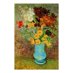 Van Gogh - Vase with Daisies, Anemones, Poster