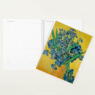 Van Gogh Vase with Irises Classic Impressionism Planner