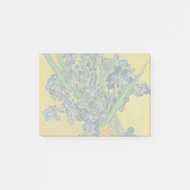 Van Gogh Vase with Irises Classic Impressionism Post-it Notes (Front)