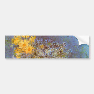 Van Gogh Vase with Lilacs, Daisies and Anemones Bumper Sticker