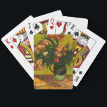 Van Gogh Vase With Oleanders And Books Floral Art Playing Cards<br><div class="desc">Vincent Van Gogh Vase With Oleanders And Books Floral Fine Art Painting "Vase with Oleanders and Books" is a floral still life painting by Dutch Post-Impressionist artist Vincent van Gogh, featuring a bouquet of oleander flowers and books on a table. Vincent described oleanders as joyous, life-affirming flowers that bloomed "inexhaustibly"...</div>
