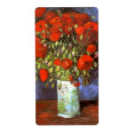 Van Gogh: Vase with Red Poppies<br><div class="desc">More beautiful classic still life stickers,  painted by the Dutch painter Vincent Willem van Gogh. 






com</div>