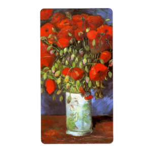 Van Gogh: Vase with Red Poppies
