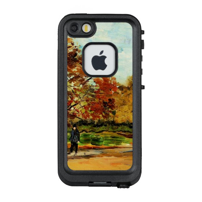 Van Gogh - View of a Park in Paris LifeProof iPhone Case (Back)