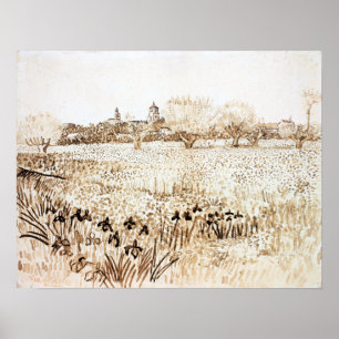 Van Gogh - View Of Arles 1888 Poster