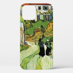 Van Gogh Village Street and Steps Auvers, Figures iPhone 12 Case