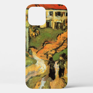 Van Gogh Village Street and Steps Auvers, Figures iPhone 12 Case