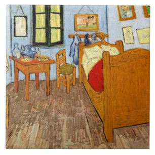 Van Gogh: Vincent's Bedroom in Arles, 1889 Ceramic Tile