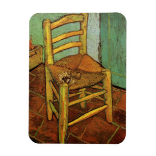 Van Gogh; Vincent's Chair with Pipe, Vintage Art Magnet