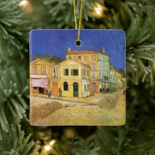 Van Gogh Vincent's House in Arles, Fine Art Ceramic Ornament