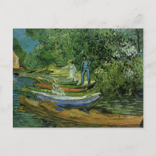 Van Gogh Vintage Bank of the Oise at Auvers Postcard