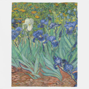 Van Gogh Vintage Irises Fleece 