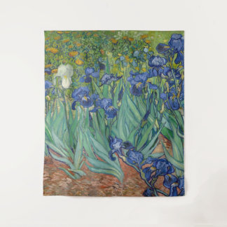 Van Gogh Vintage Irises Tapestry