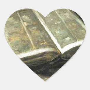 Van Gogh Vintage Old Painting Art Artist Heart Sticker