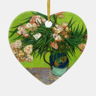 Van Gogh Vintage Painting Blossoms Flowers Vines Ceramic Tree Decoration