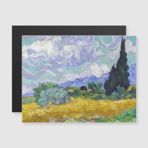 Van Gogh - Wheat Field Cypresses Magnetic Card