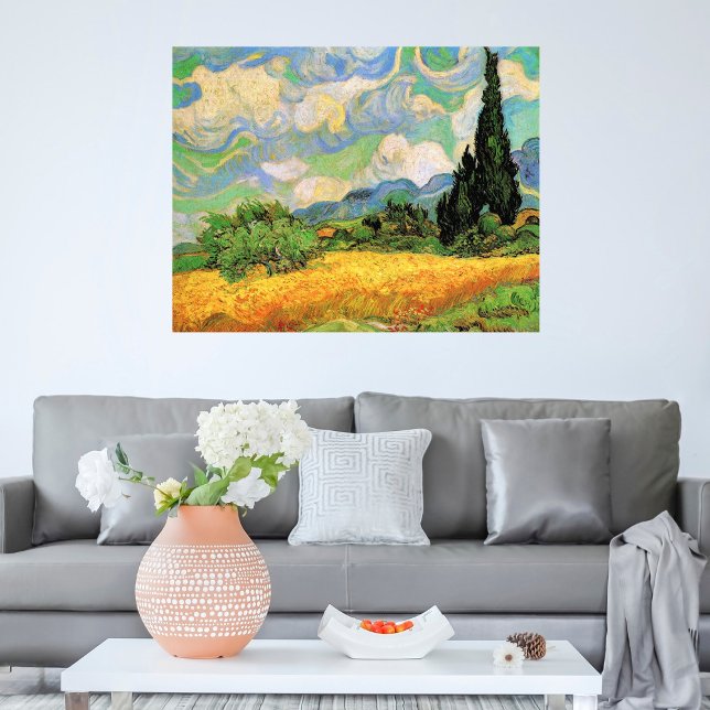 Van Gogh Wheat Field w Cypresses at Haute Galline Poster (Creator Uploaded)