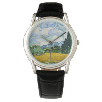 Van Gogh Wheat Field with Cypresses. Impressionism
