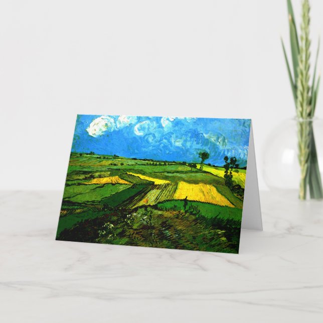 Van Gogh - Wheat Fields at Auvers, Card (Front)