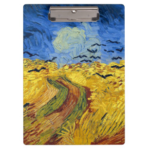 Van Gogh Wheat Fields impressionist Painting Clipboard