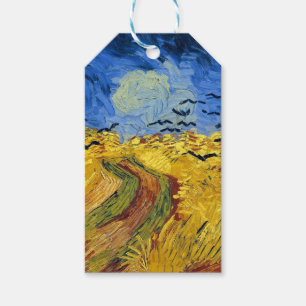 Van Gogh Wheat Fields impressionist Painting Gift Tags