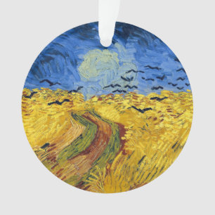 Van Gogh Wheat Fields impressionist Painting Ornament