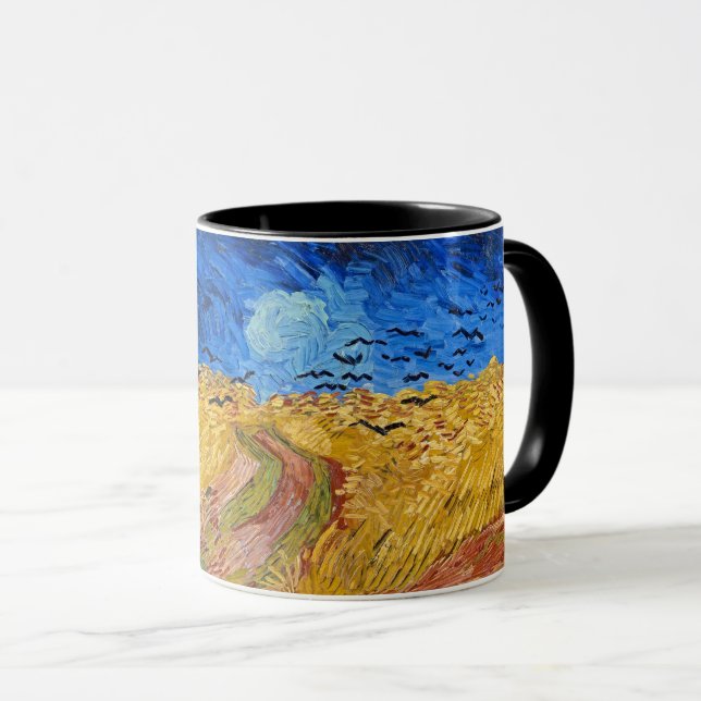 Van Gogh Wheatfield with Crows Mug (Front Right)