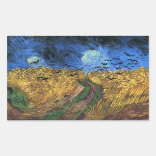 Van Gogh Wheatfield With Crows Stickers