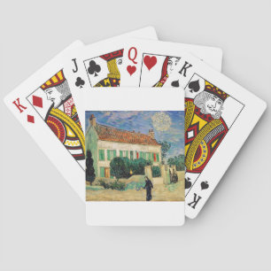 Van Gogh White house night Playing Cards