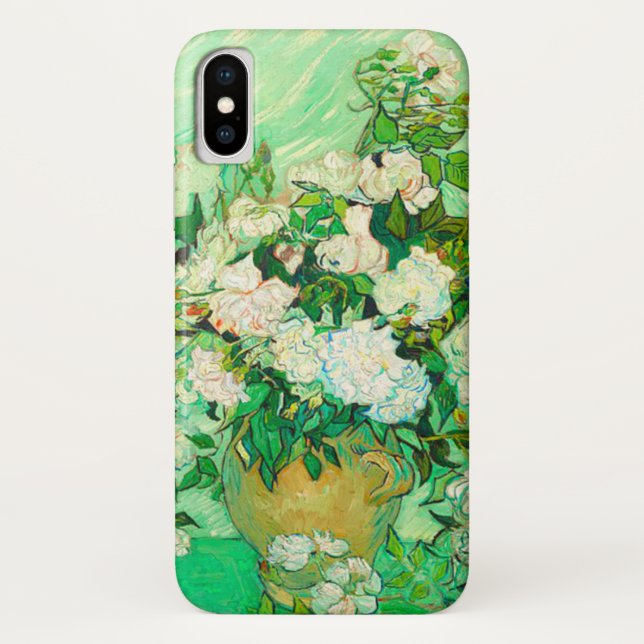 Van Gogh White Roses Case-Mate iPhone Case (Back)