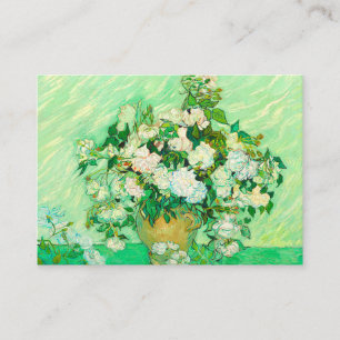 Van Gogh White Roses Enclosure Card