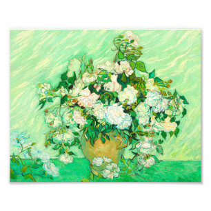 Van Gogh White Roses Photo Print