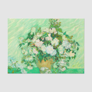 Van Gogh White Roses Tissue Paper
