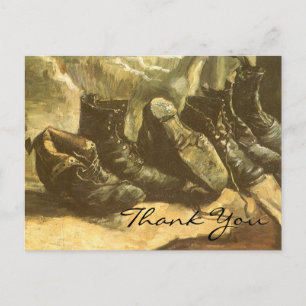 Van Gogh's 3 Pairs of Shoes Postcard
