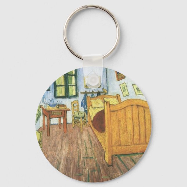 Van Gogh's Bedroom in Arles Key Ring (Front)