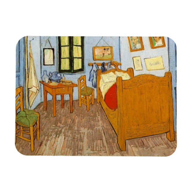 Van Gogh's Bedroom Magnet (Horizontal)