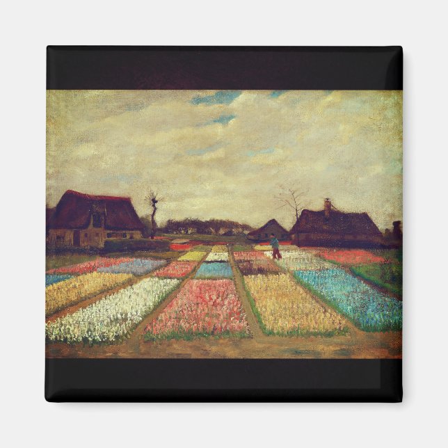 Van Gogh's Blooming Beauty: Bulb Fields Magnet (Front)
