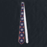 Van Gogh's Bonnie Blue Flag Tie<br><div class="desc">This product features a design which is an artistic, stylised rendering of what the Bonnie Blue flag would have looked like if it had been painted by Vincent van Gogh. Note that is really stylised; not made to look totally realistic. However, if you look at a closeup of the product,...</div>