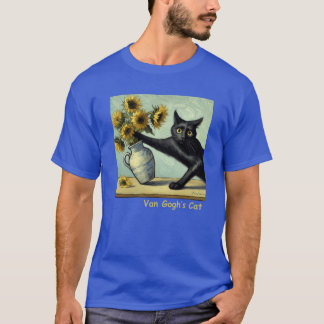 Van Goghs Cat retro gift T-Shirt