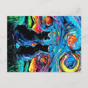 van Goghs Cats Cat Lover Announcement Postcard