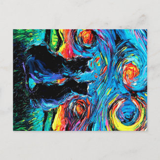 van Goghs Cats |Cat Lover Announcement Postcard