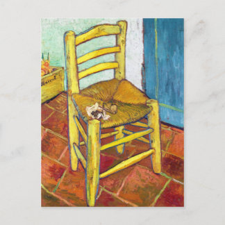 Van Gogh's Chair  Vincent van Gogh  fine art Postcard