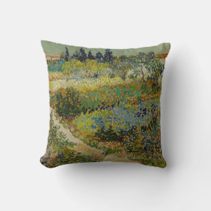 Van Gogh's Classic Painting Garden in Arles Cushion