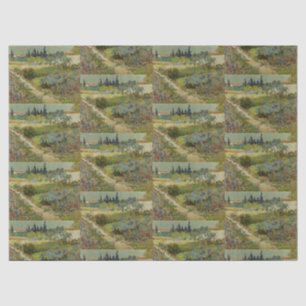 Van Gogh's Classic Painting Garden in Arles Tissue Paper